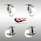 Service Caster 3 Inch 316SS Nylon Wheel Swivel Top Plate Caster Brakes, 2PK SCC-SS31620S314-NYS-2-TLB-2 - alternate 2